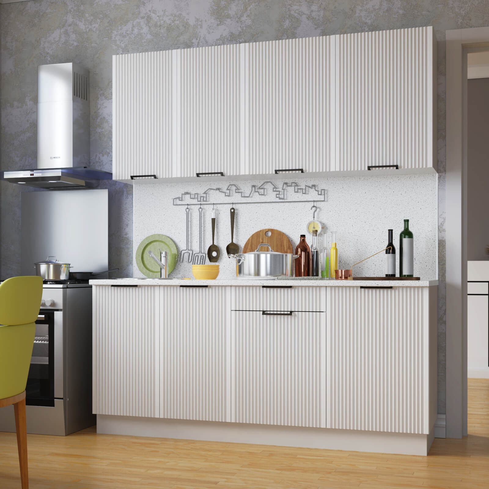 "Кампео Готовое решение" 1,8 м белый/белый снег/белый снег