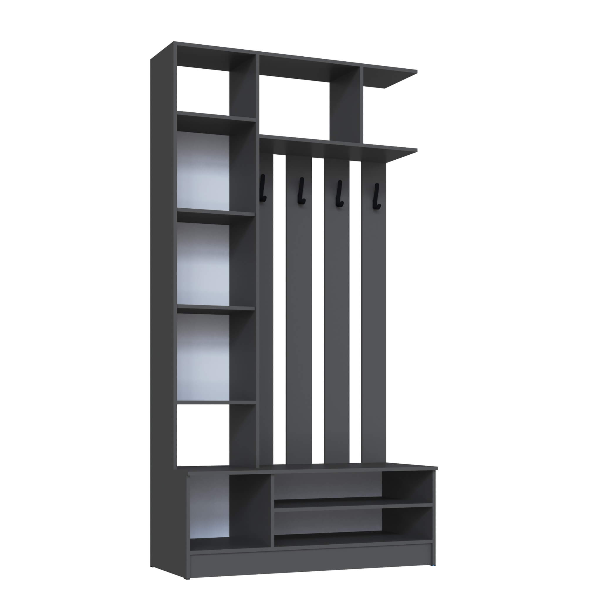 Прихожая Мадрид ЦС-1 (1,2) графит серый