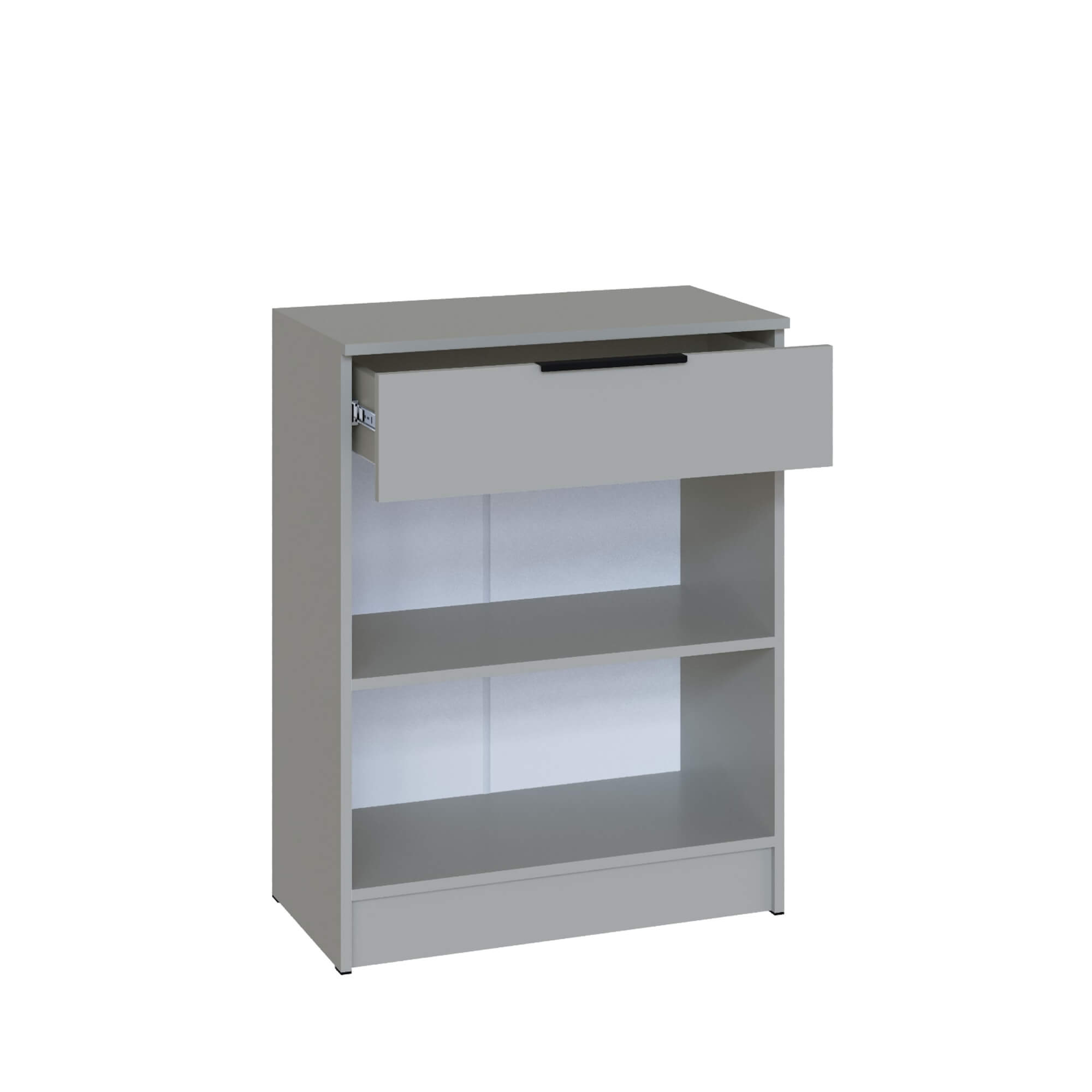 Прихожая Мадрид Обувница (0,7) камень серый