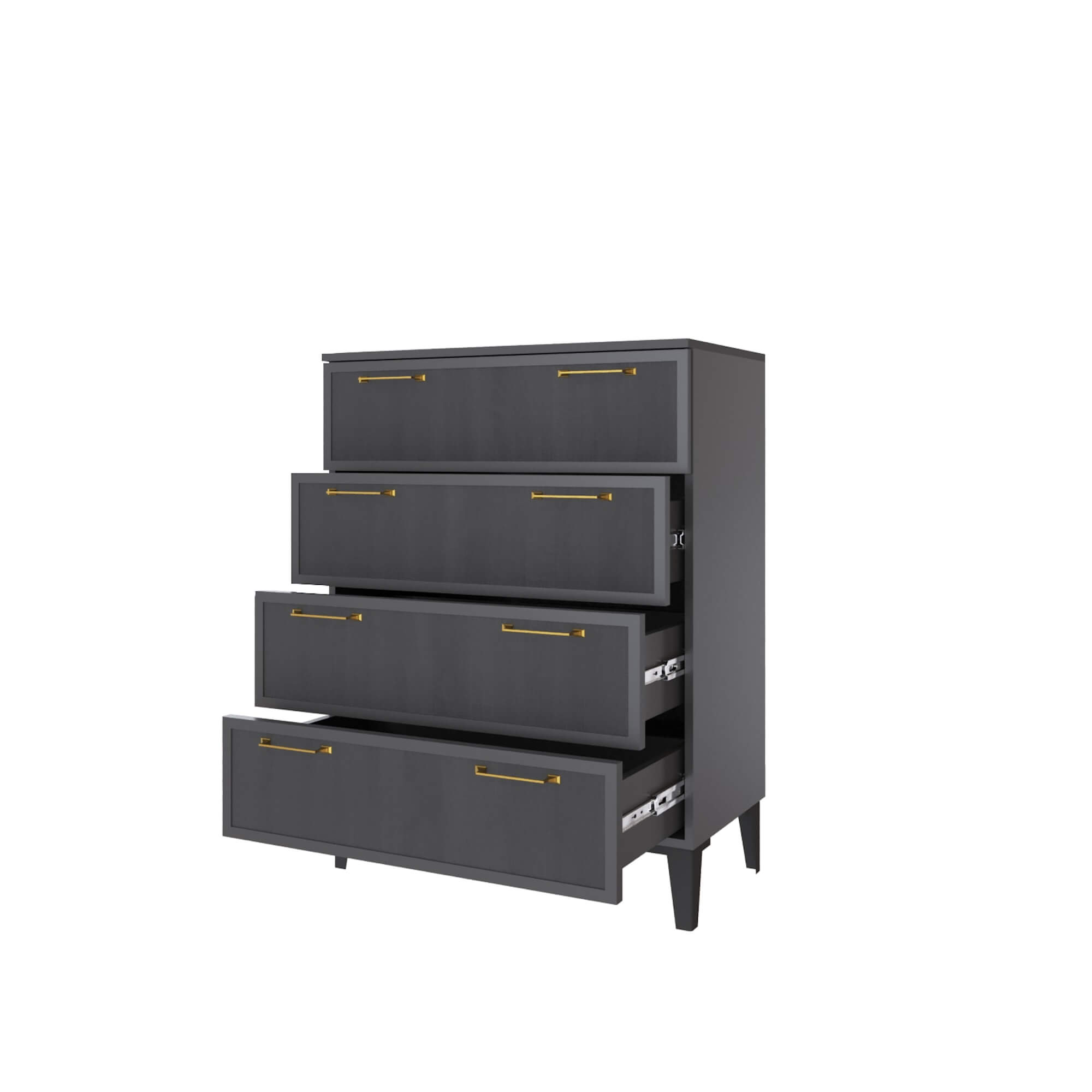 Спальня Толедо Комод ТК-20 графит серый