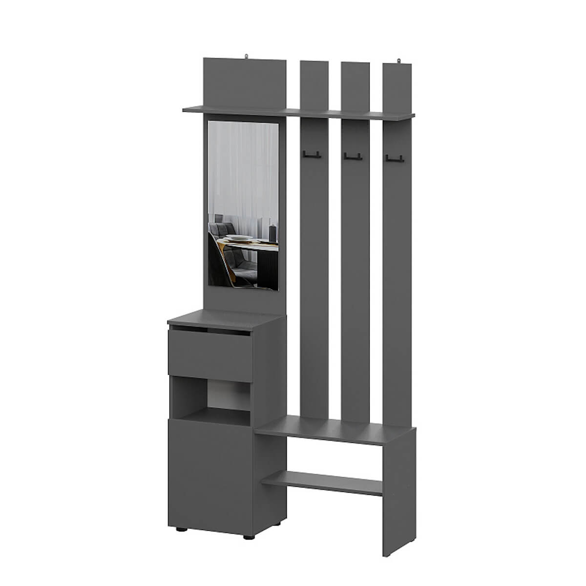 Вешалка с зеркалом "Денвер"