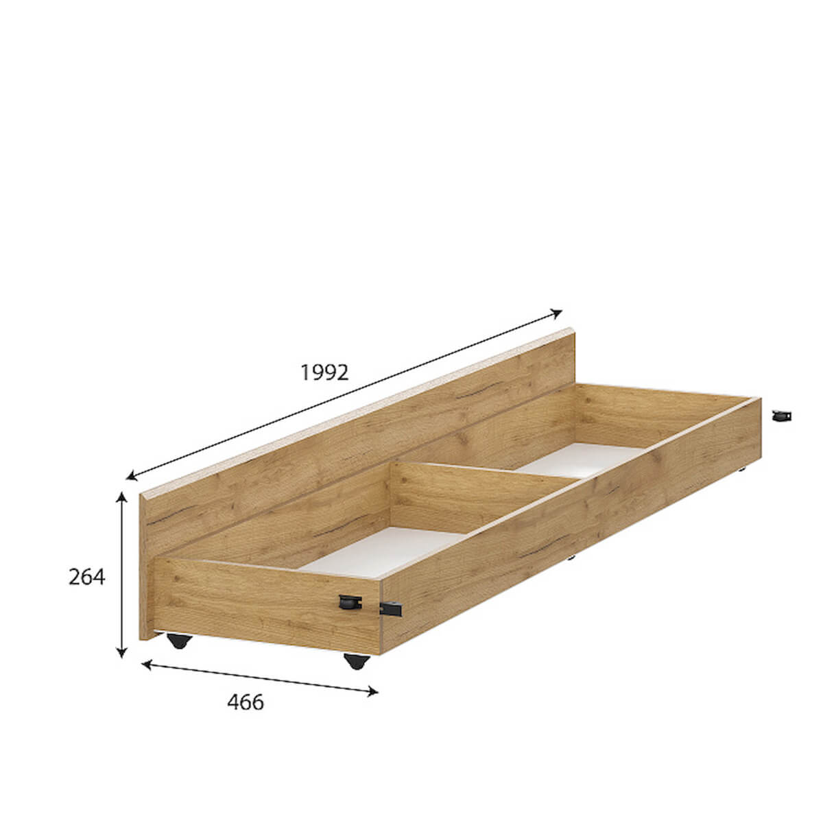 МС "Милан" Ящик для кровати Дуб Золотой