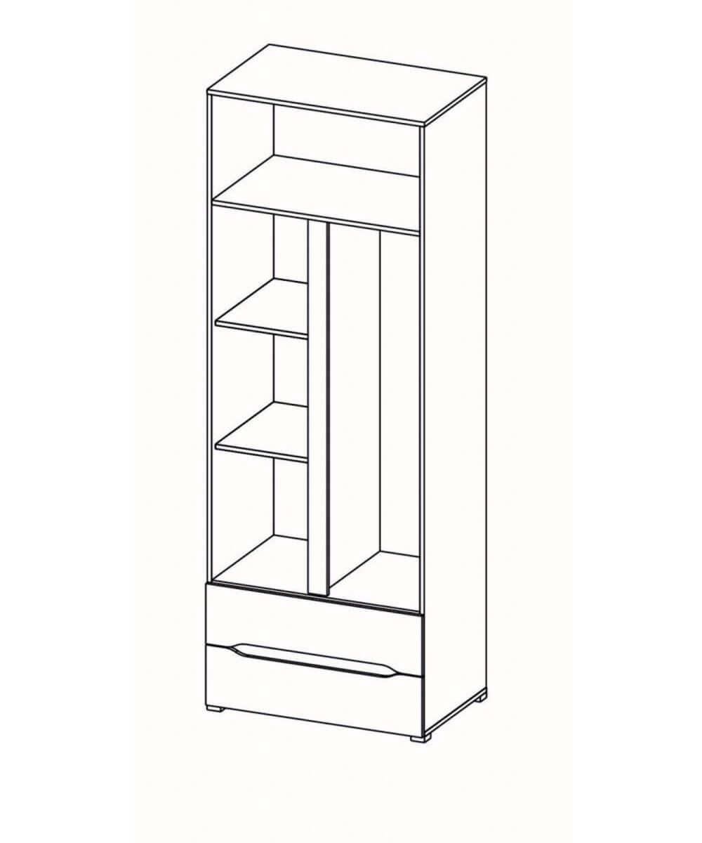 "Вега" Шкаф 2х.ств. (прованс)