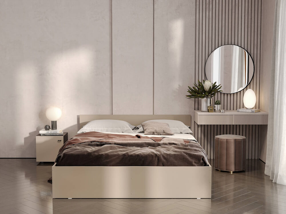 МС "Гиза" Кровать (1,6х2,0) (Меланж)