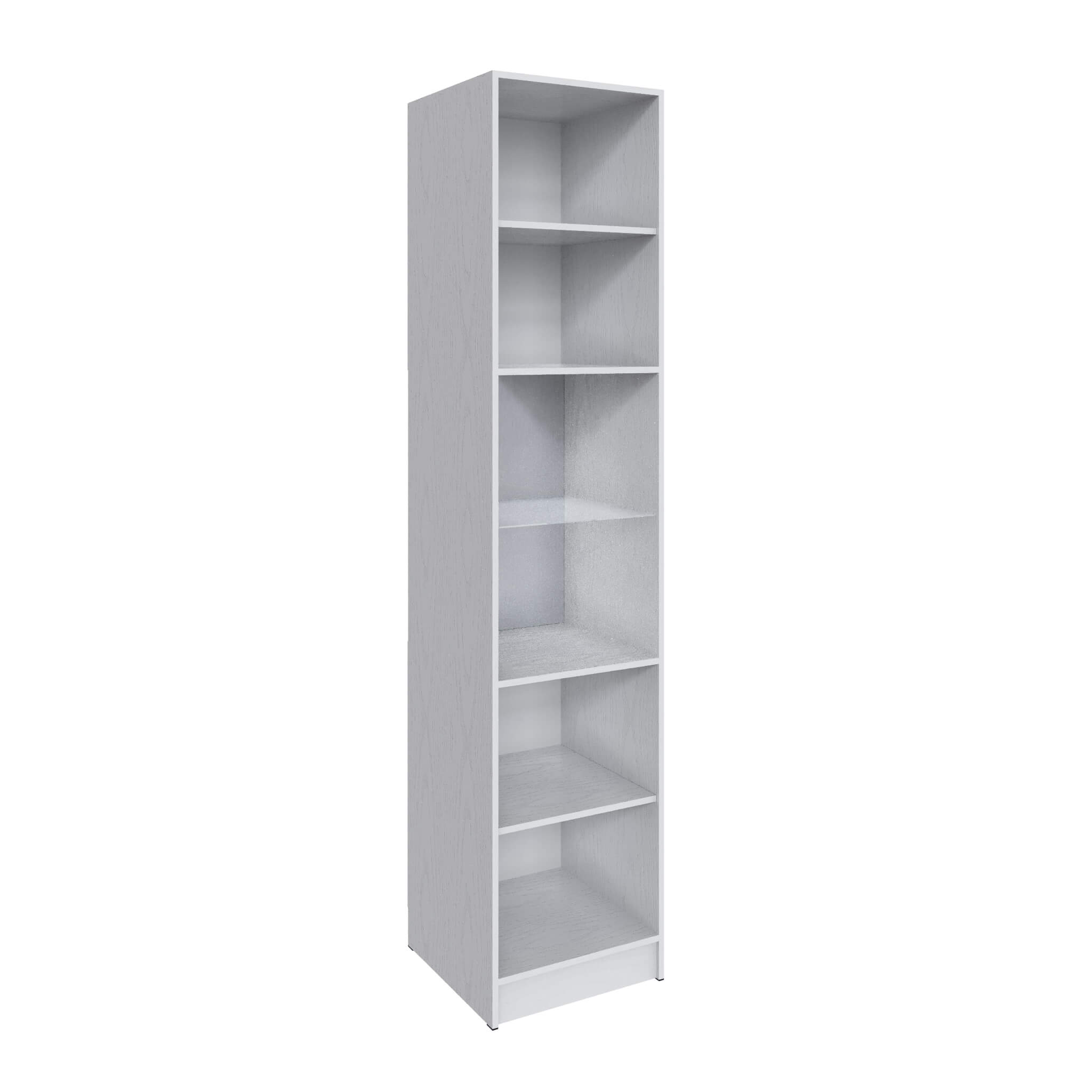 Гостиная Мадрид Шкаф (0,5) с 3 фасадами белый/ателье светлое