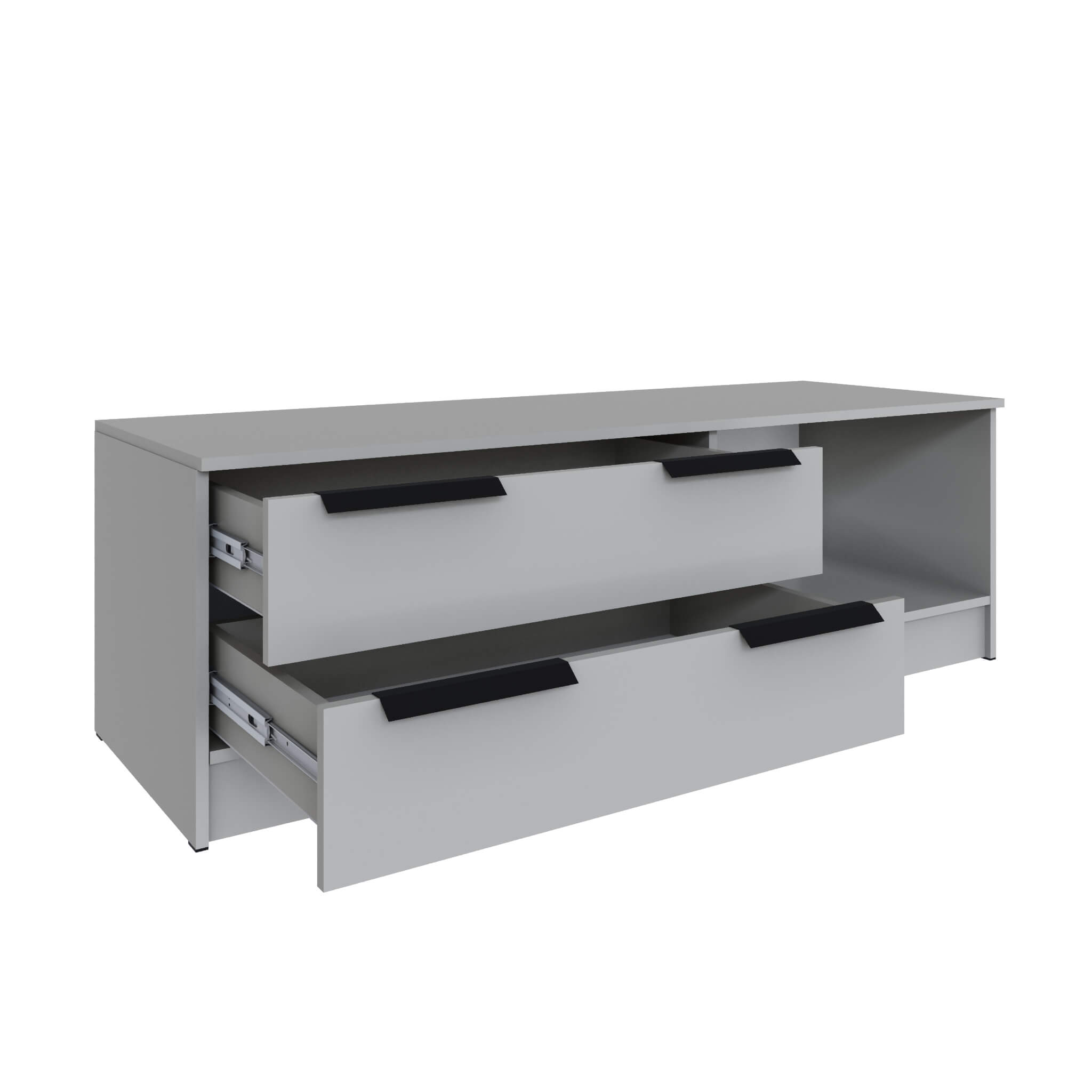 Гостиная Мадрид Тумба ТВ (1,5) камень серый