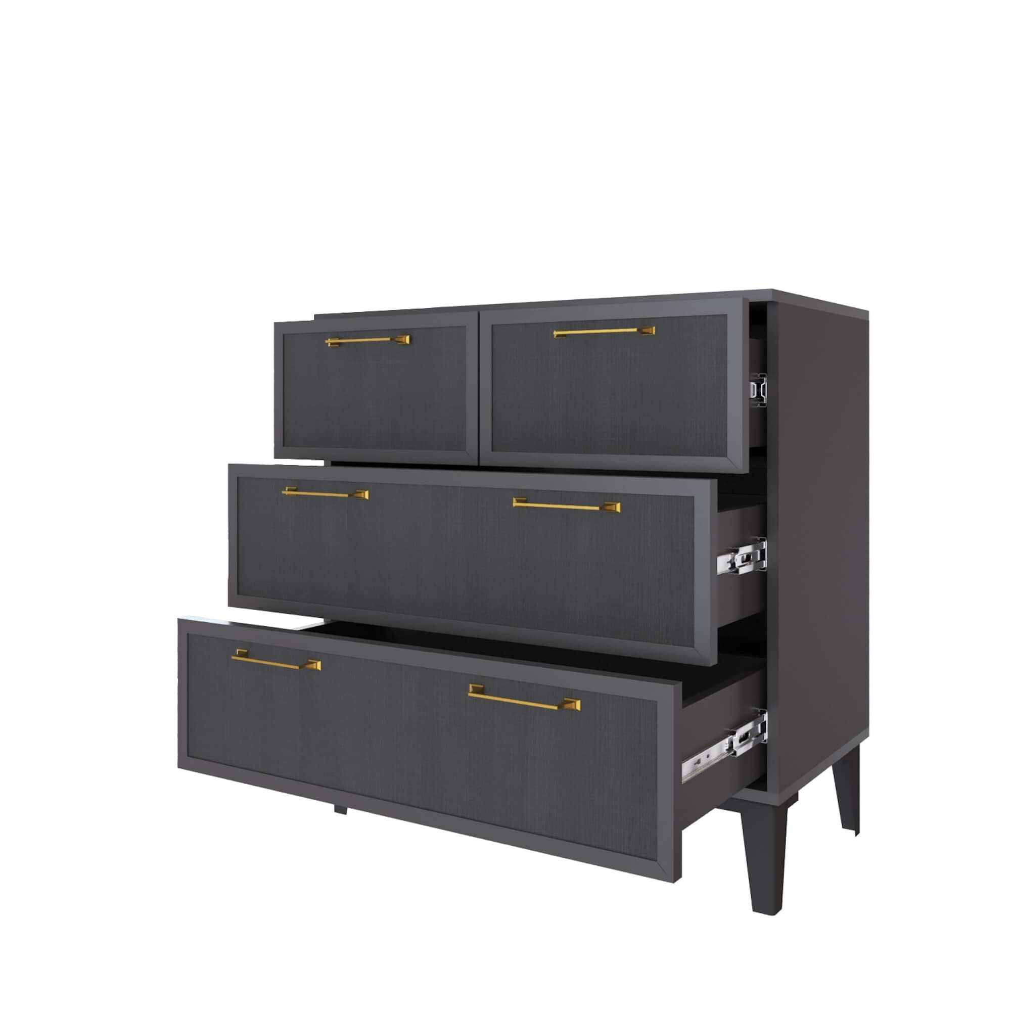 Спальня Толедо Комод малый ТК-21 графит серый