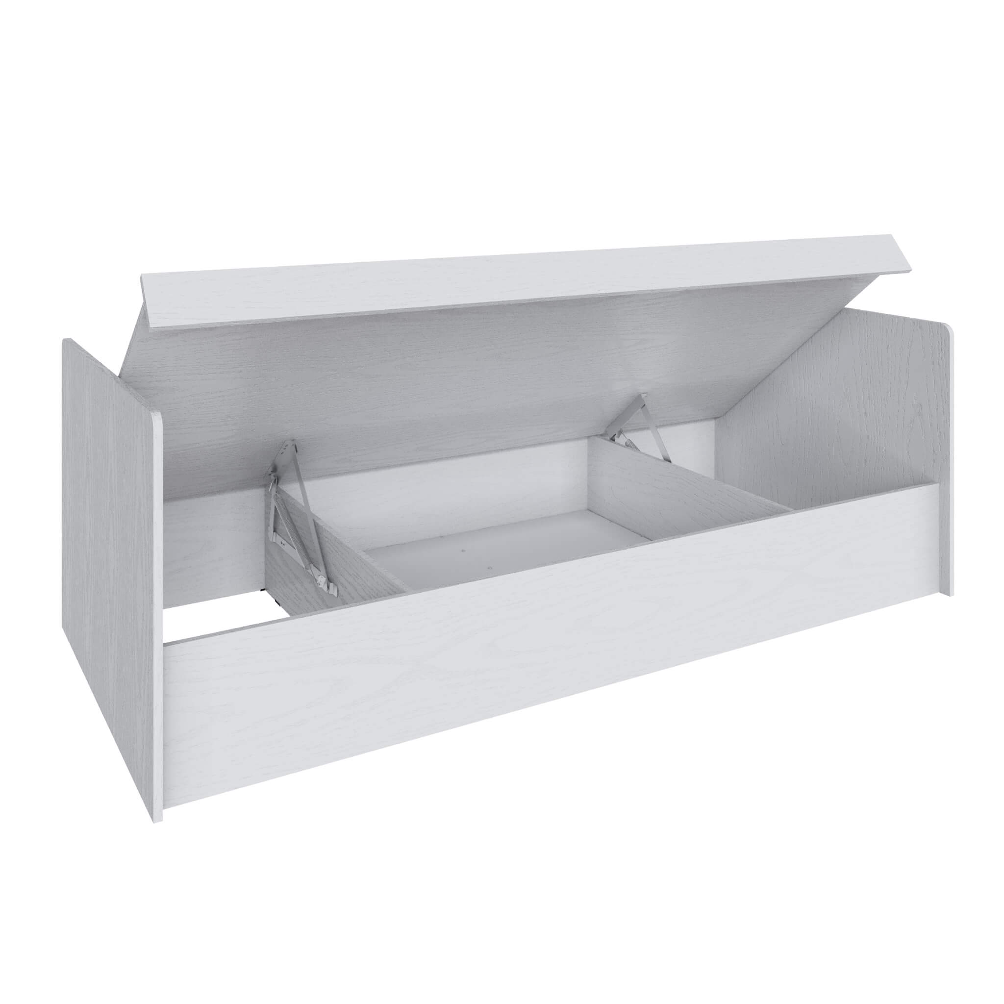 Подростковая Мадрид Кровать (0,9) с подъемным механизмом белый