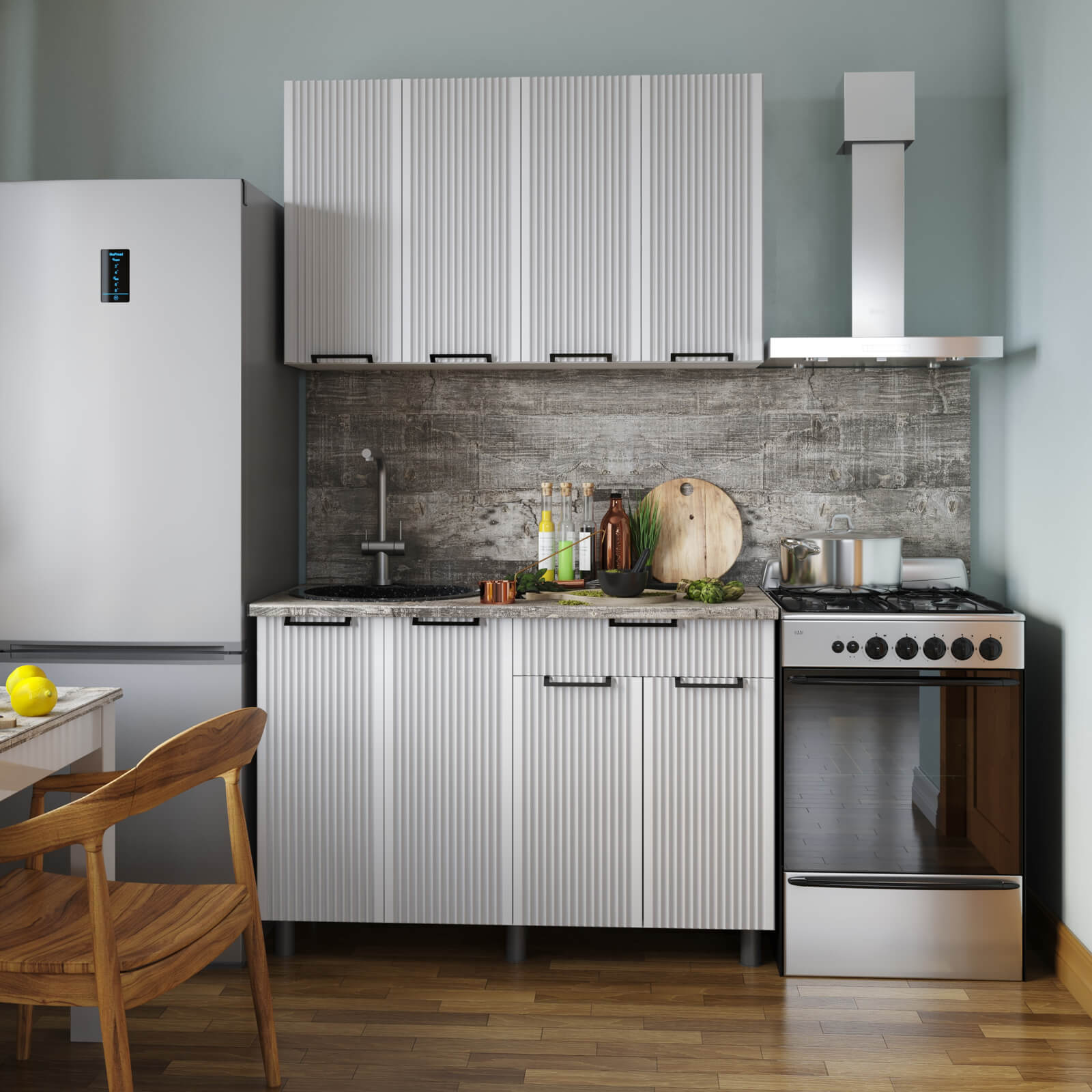 "Кампео Готовое решение" 1,2 м белый/белый снег/белый снег