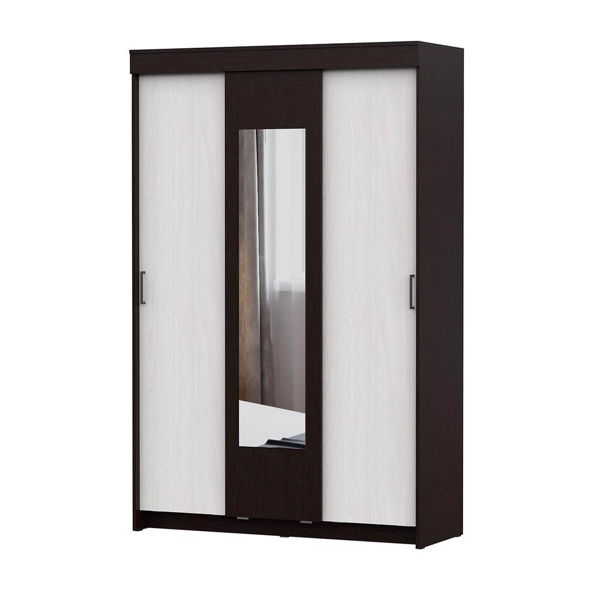 Шкаф-купе "ШКП 2" Дуб Венге / Ясень Анкор Светлый