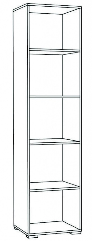 Пенал "Ненси" (венге / белый)