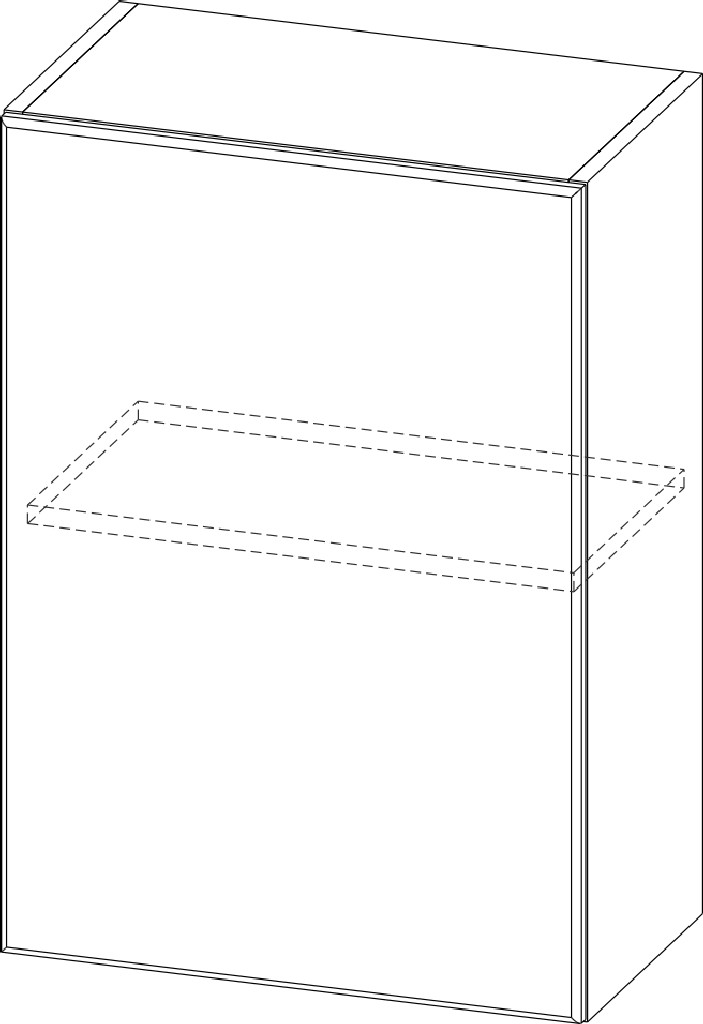 Шкаф навесной "Бостон" Ш500/720