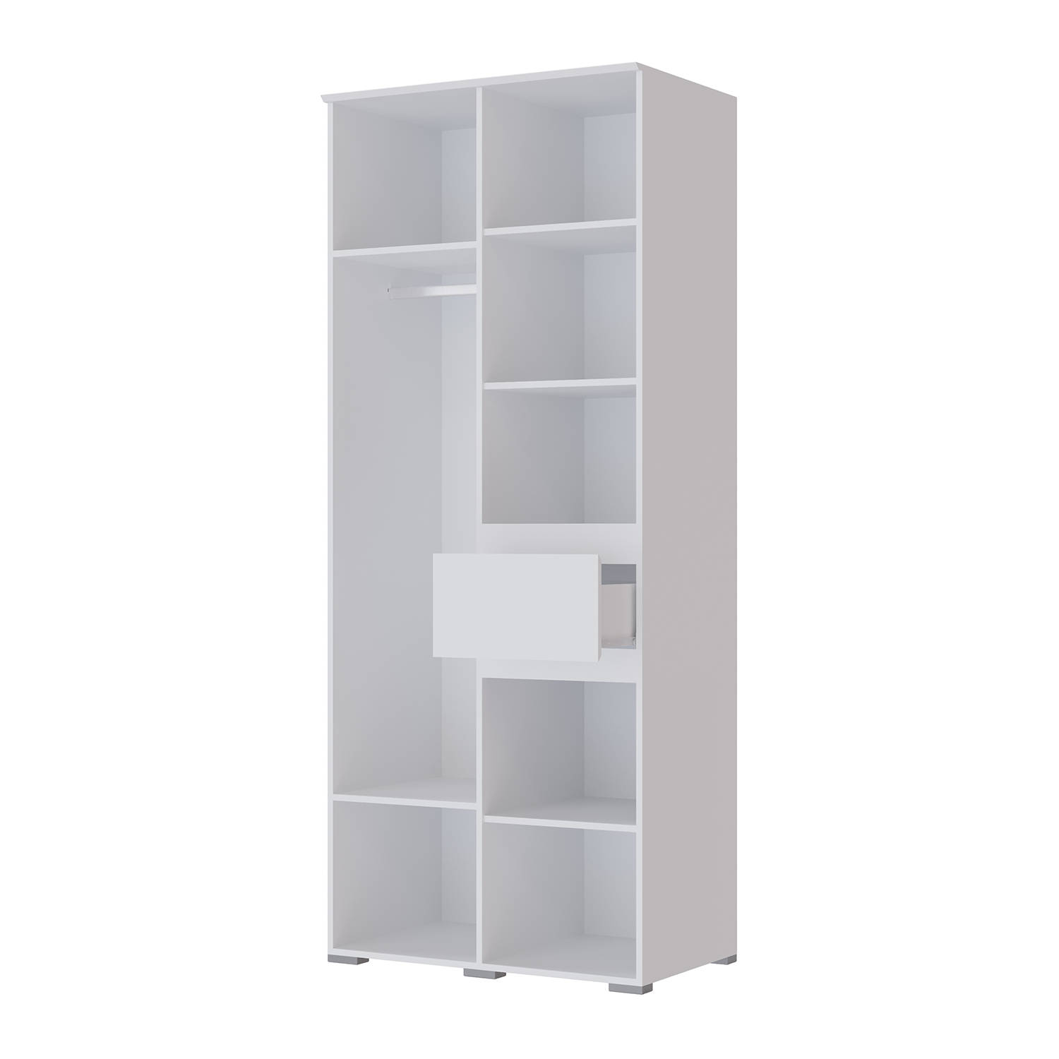 Спальня Плейона Шкаф 2-х створчатый белый