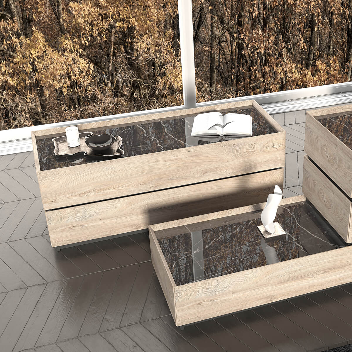 Тумба универсальная "Этна" 1200/200 (Серия 2) ЭЛ/ПЛ