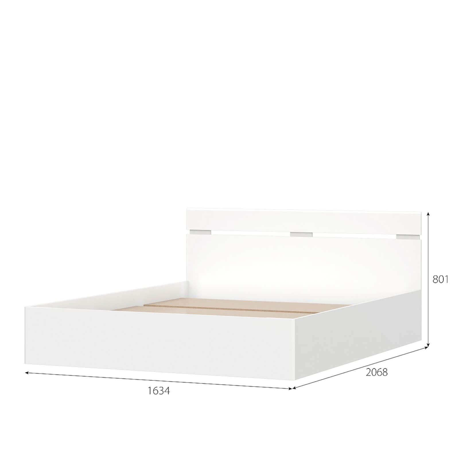 МС "Одри" (Симпл) Кровать двойная (1,6х2,0) 