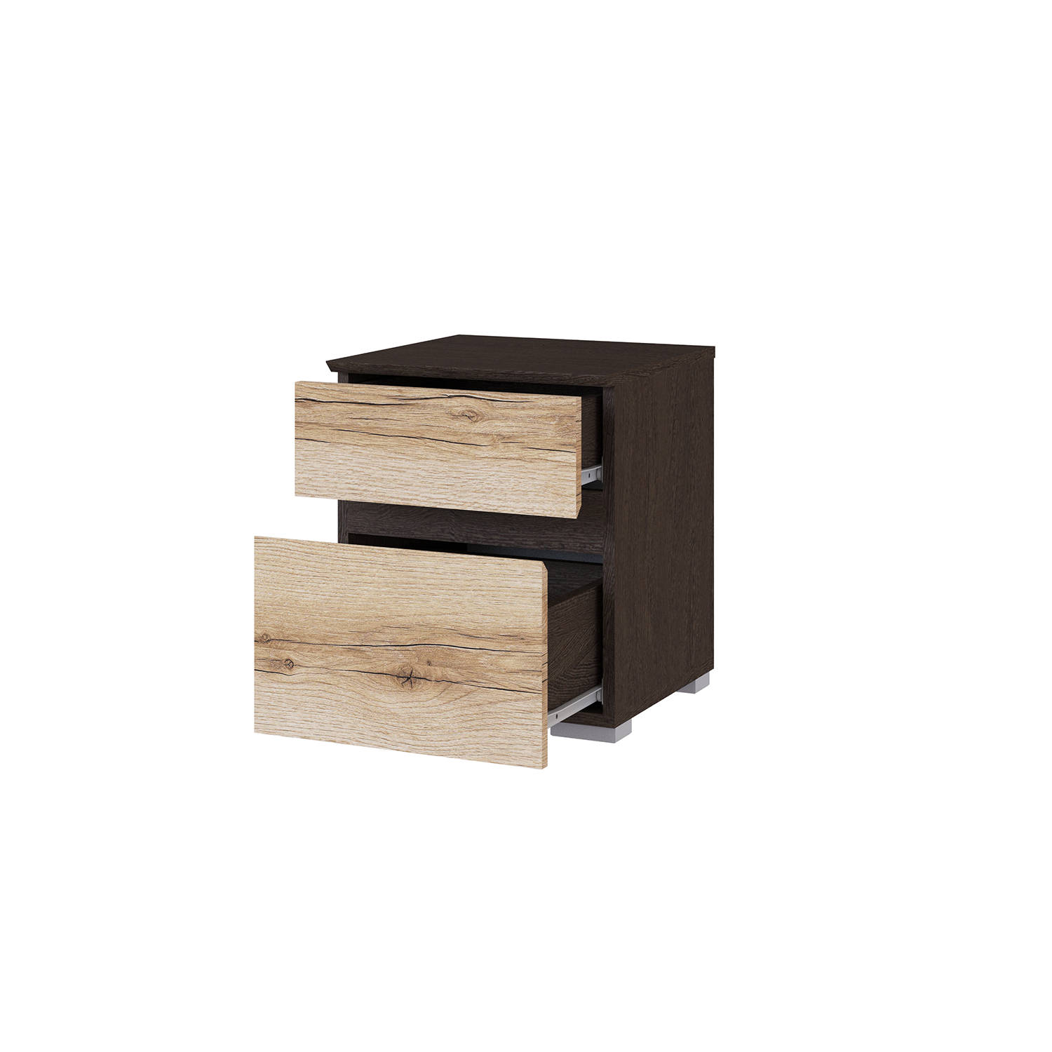 Спальня Плейона Тумба прикроватная венге/дуб делано