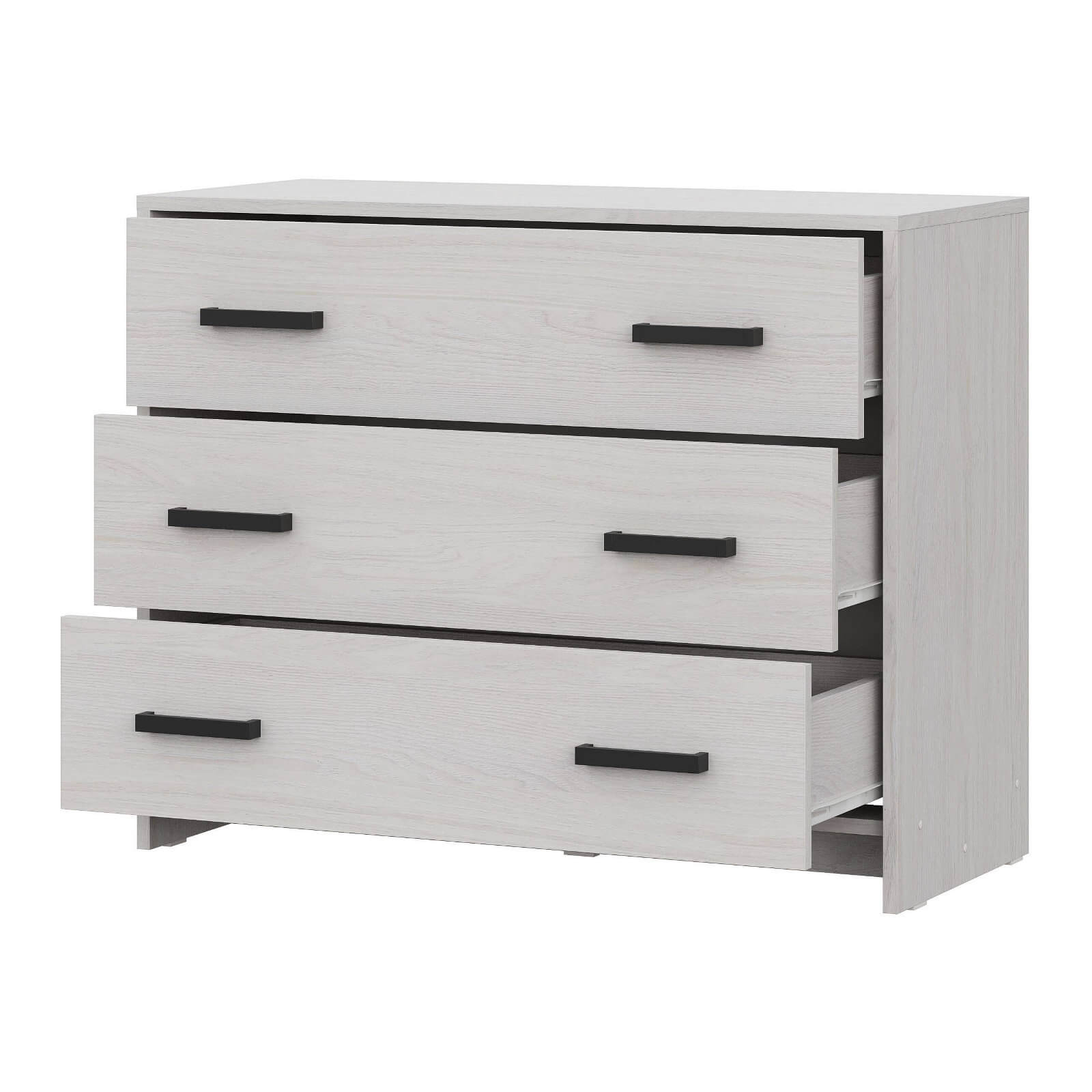 "МСП 1" Комод 3 ящика Серия 2 Ясень Анкор Светлый