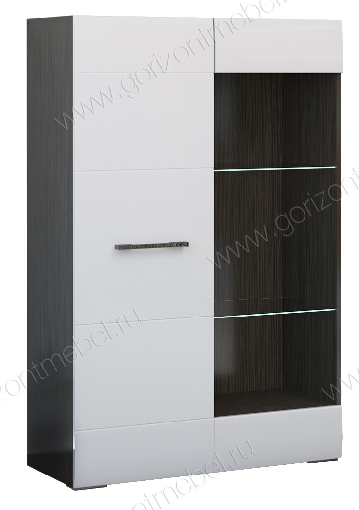 Стеллаж "Ненси" (венге / белый)