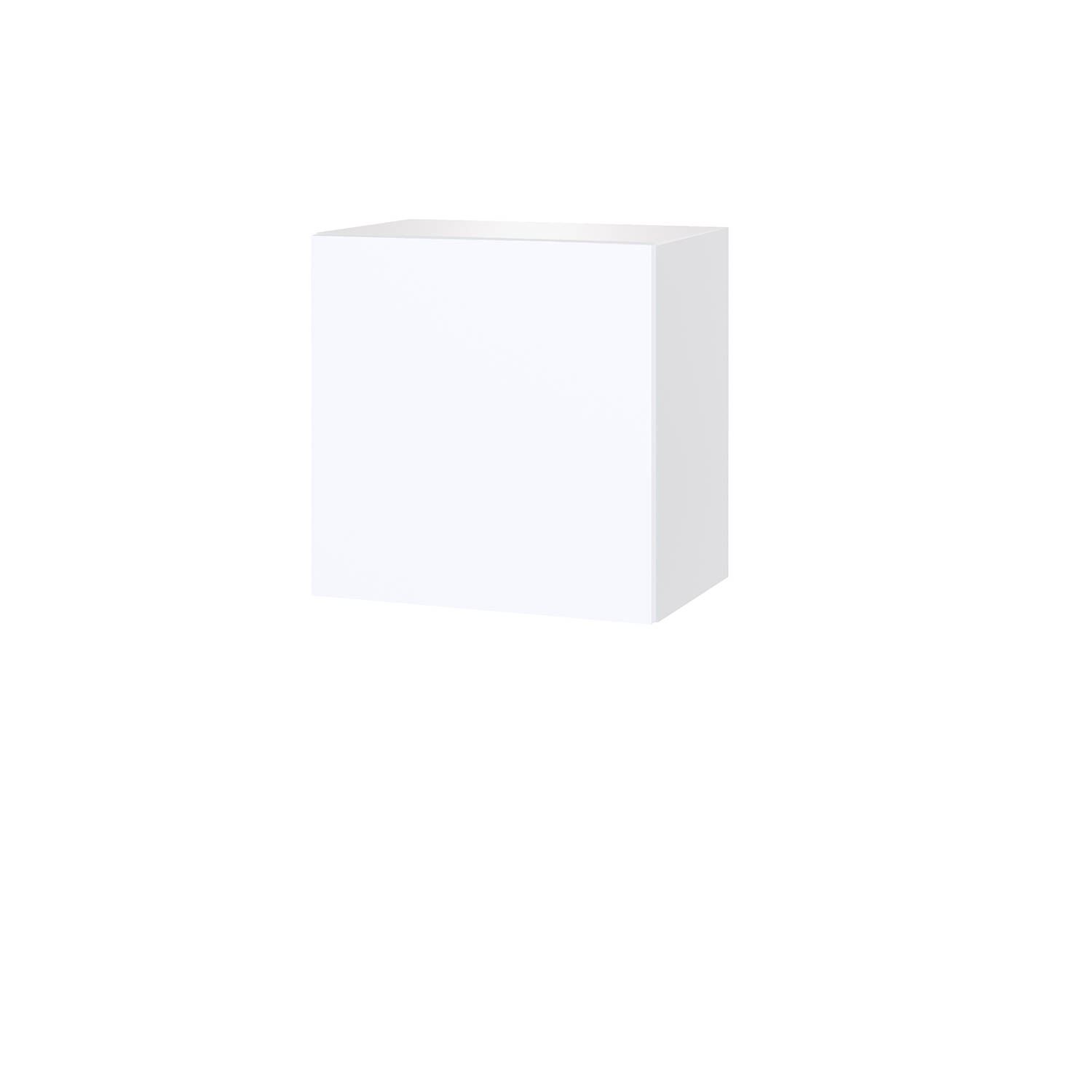 Гостиная Сириния Куб 1 белый/МДФ белый снег