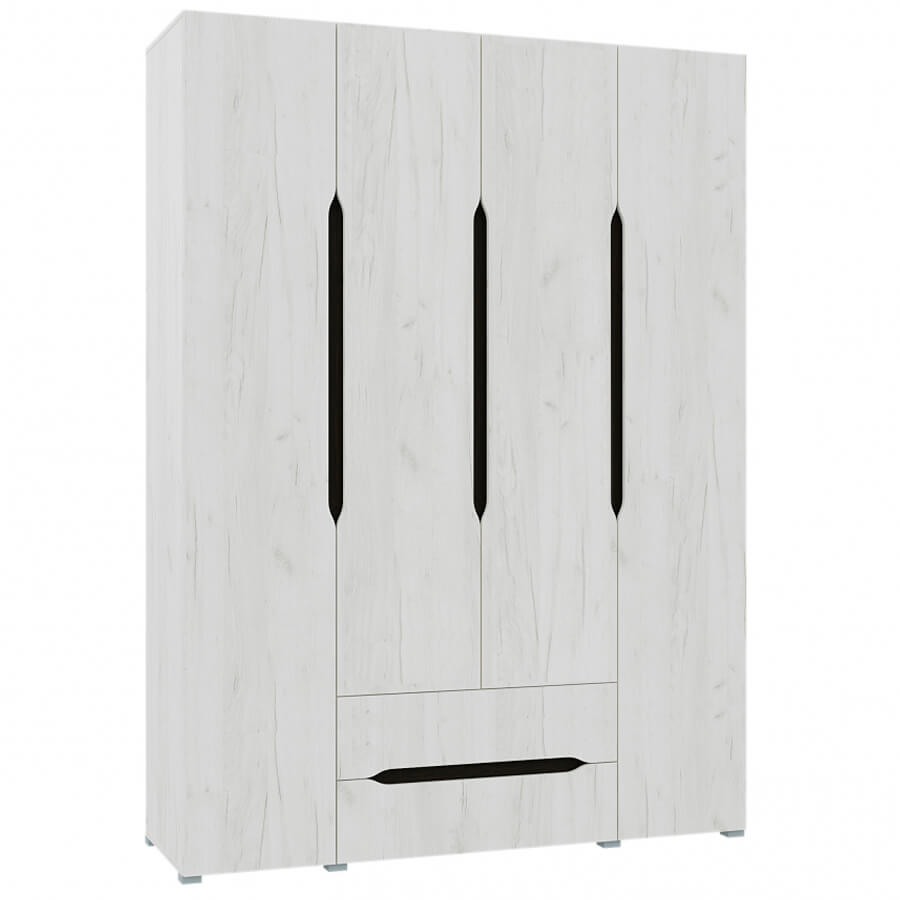 "Вега" Шкаф 4х.ств. 2 ящ. (прованс)