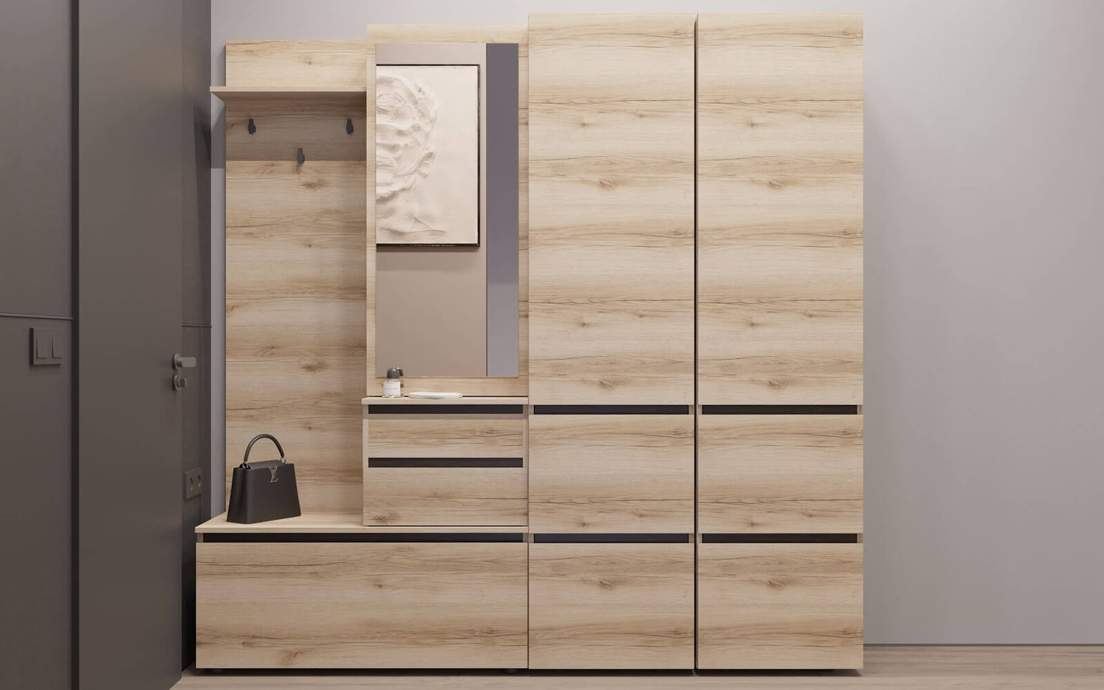 Модульная прихожая "Берген" СТМ