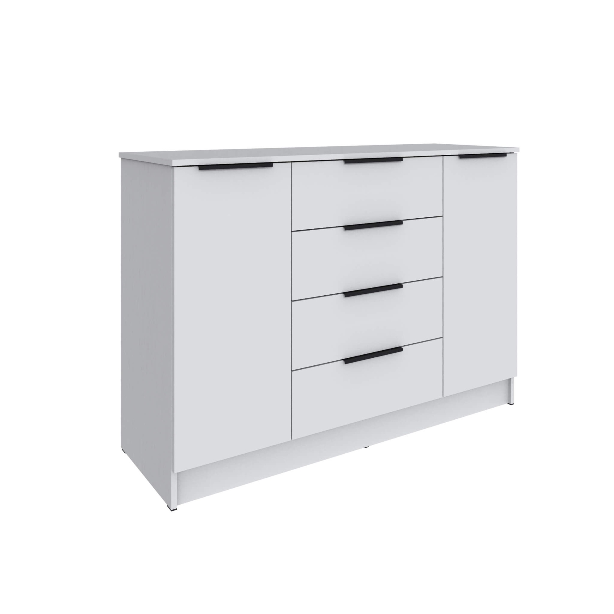 Спальня Мадрид Комод (1,31) белый