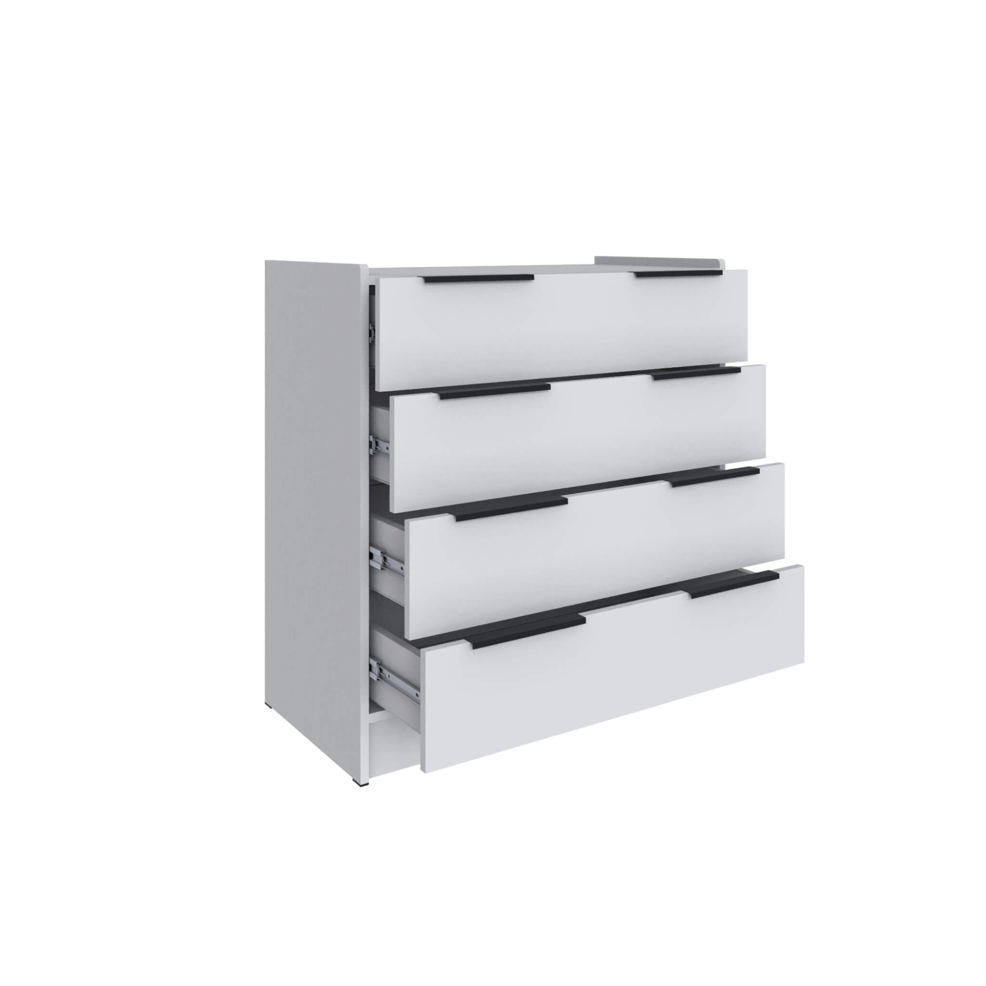 Спальня Мадрид Комод (0,85) белый