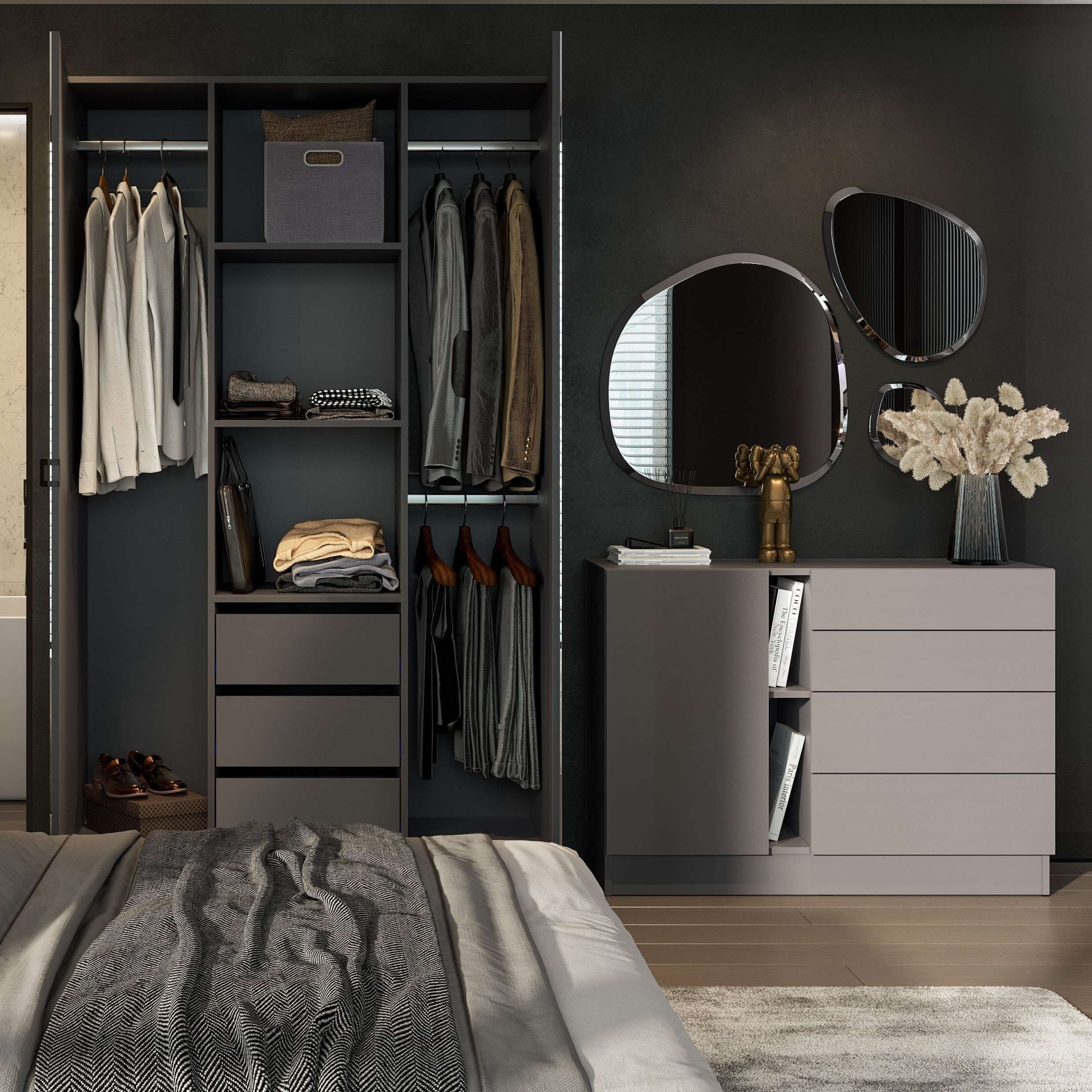 МС "Энни" Шкаф двухстворчатый (шк1)