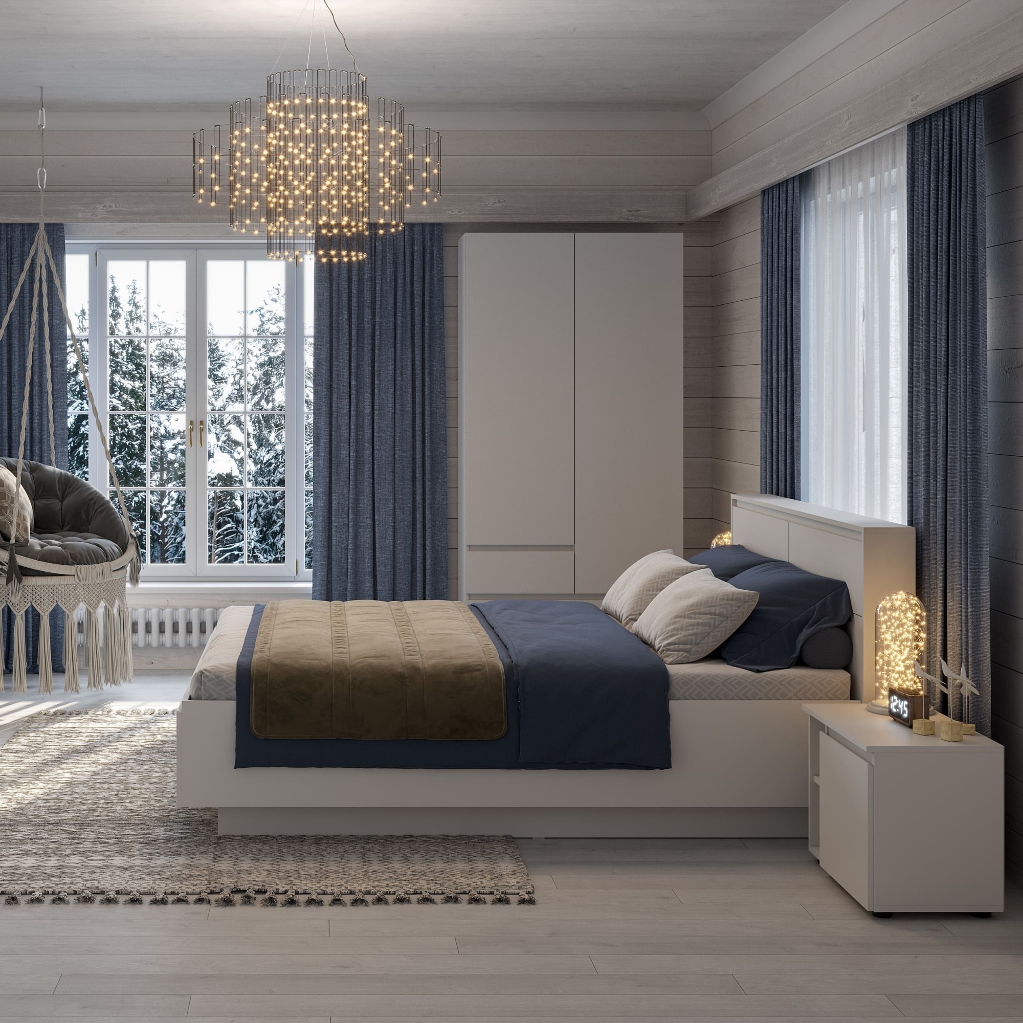 МС "Одри" Шкаф двухстворчатый (серия 2)