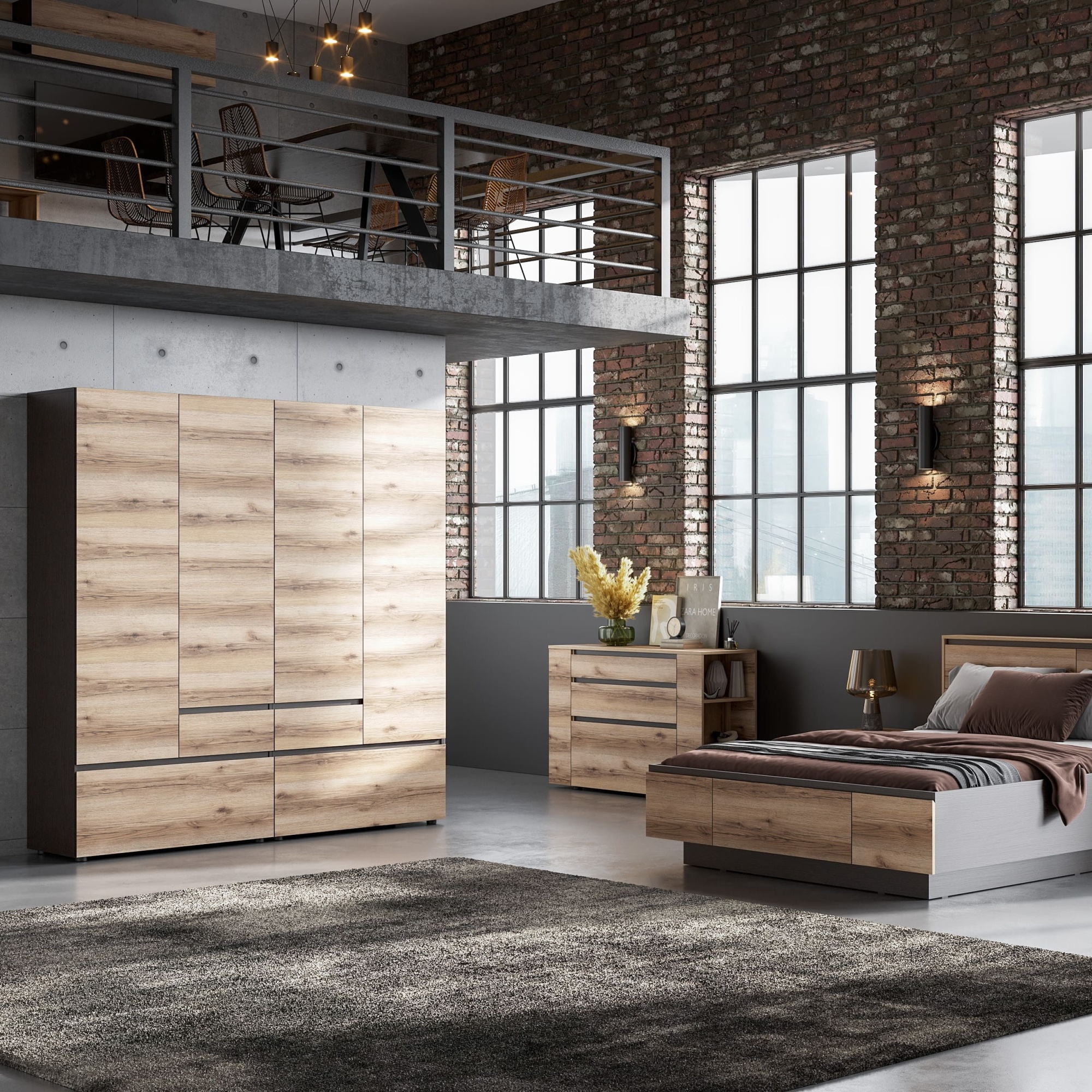 МС "Берген" Шкаф двухстворчатый