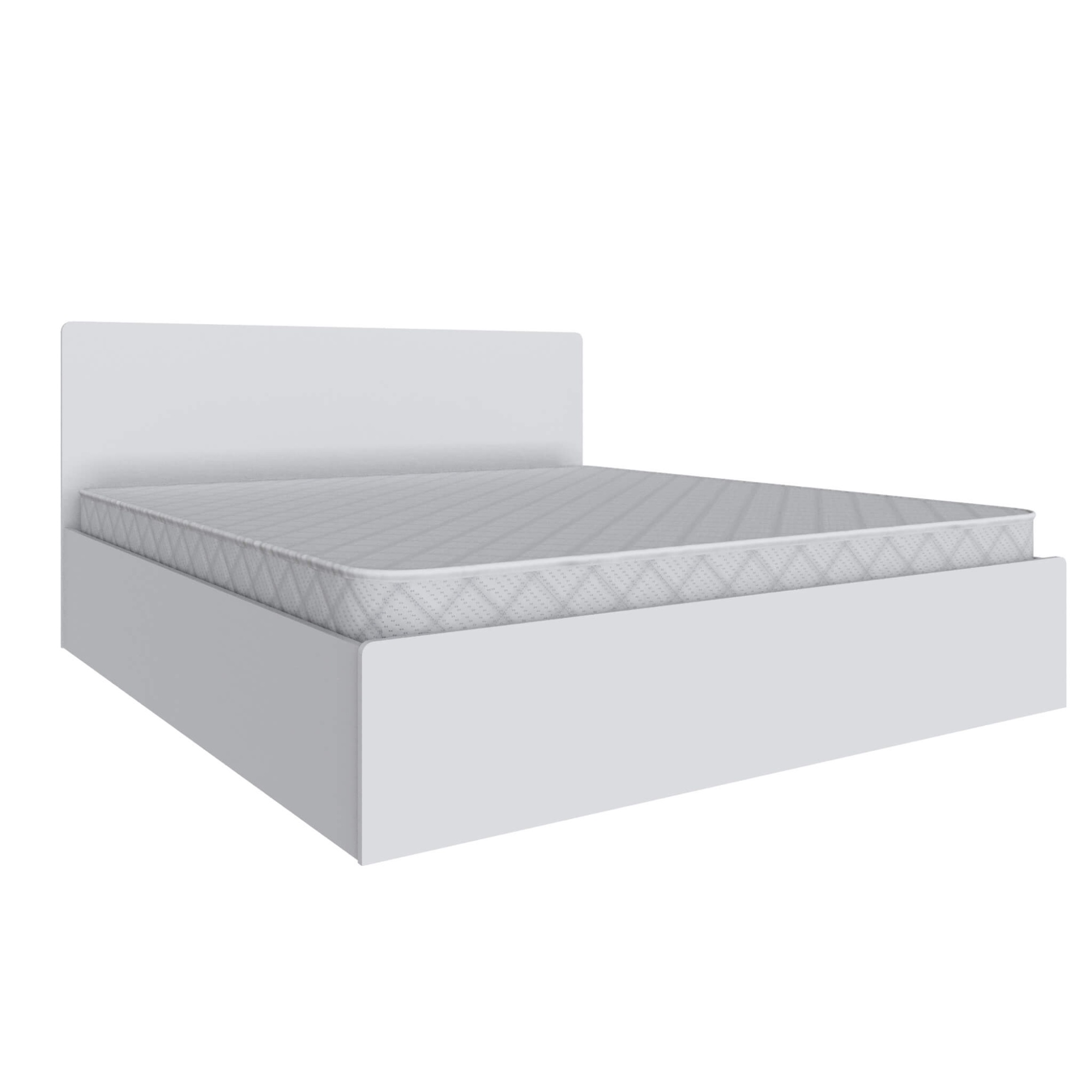 Спальня Мадрид корпус кровати МД-1 (1,8) белый